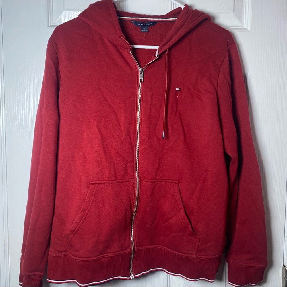 Red Tommy Hilfiger hoodie